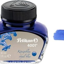 Pelikan 4001 Fountain Pen Ink Bottle, 30ml, Royal Blue