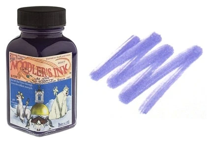 Noodlers Fountain Pen Ink Bottle - Polar Purple 3 Noodlers Fountain Pen Ink Bottle - Polar Purple
