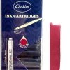 Conklin Fountain Pen Ink Cartridges, 12 Pack, Burgundy