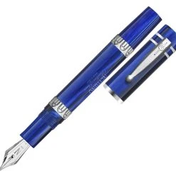 Nettuno 1911 Fountain Pen, Oceano Deep Blue, Fine Nib
