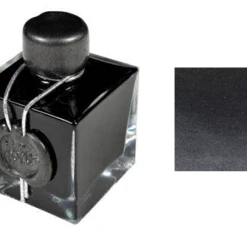 J Herbin 1670 Anniversary Fountain Pen Ink Bottle "Stormy Grey"