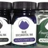 Monteverde Fountain Pen Ink Bottles, Documental Black & Blue W/ Pen Flush -truphaeinc shop 3358 2T 406cc947 167d 4357 8d03 dab0ce3f9714