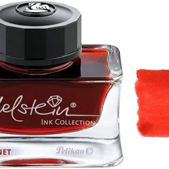 Pelikan Edelstein Fountain Pen Ink Bottle, 50ml, Garnet