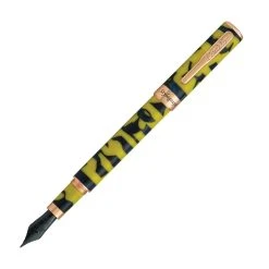 Conklin Stylograph Mosaic Fountain Pen, Yellow & Blue