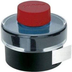 Lamy 50ml Fountain Pen Ink Bottle With Blotter Paper, Red
