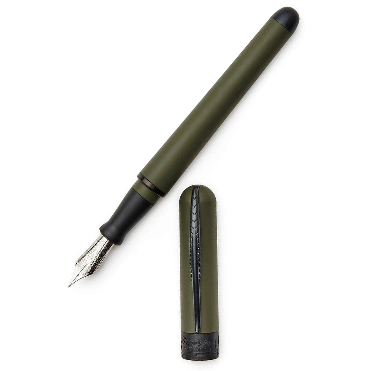 Pineider Avatar UR Matte Fountain Pen, Military Green 3 Pineider Avatar UR Matte Fountain Pen, Military Green