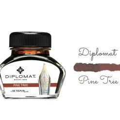 Diplomat Octopus Fountain Pen Ink Bottle, 30ml, Pine Tree