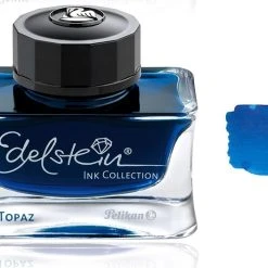 Pelikan Edelstein Fountain Pen Ink Bottle, 50ml, Topaz