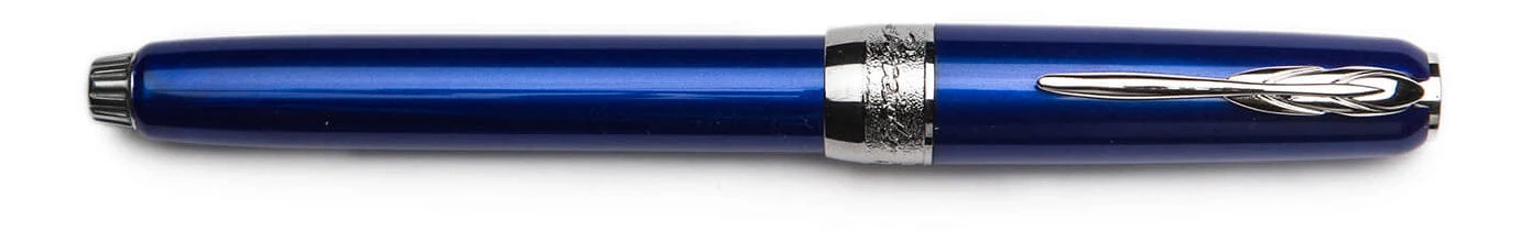 Pineider Full Metal Jacket Fountain Pen, Lightning Blue, 14K Gold Nib 5 Pineider Full Metal Jacket Fountain Pen, Lightning Blue, 14K Gold Nib - Image 3