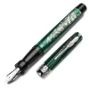 Pineider Arco Desert Beetle Fountain Pen, 14k Nib, Green & Black -truphaeinc shop ArcoFP