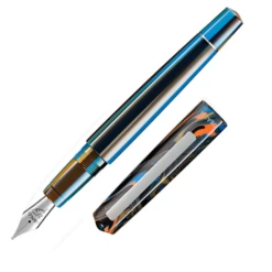 Tibaldi Infrangibile Peacock Blue Fountain Pen