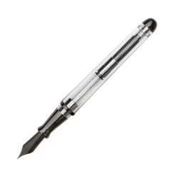 Pineider Avatar UR Demo Black Trim Clear Fountain Pen, Fine
