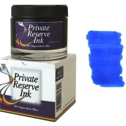 Private Reserve Fountain Pen Ink Bottle, 60ml, DC Supershow Blue