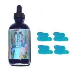 Noodlers Fountain Pen Ink Bottle - 4.5 Oz Waterase Blue