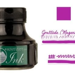 Monteverde 90ml Emotion Fountain Pen Ink Bottle, Gratitude Magenta
