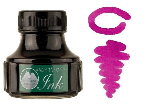 Monteverde 90ml Gemstone Fountain Pen Ink Bottle, Garnet 3 Monteverde 90ml Gemstone Fountain Pen Ink Bottle, Garnet