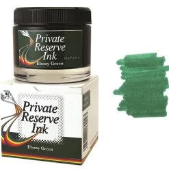 Private Reserve Fountain Pen Ink Bottle, 60ml, Ebony Green
