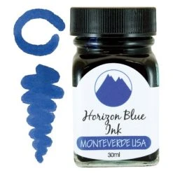 Monteverde 30ml Fountain Pen Ink Bottle, Horizon Blue