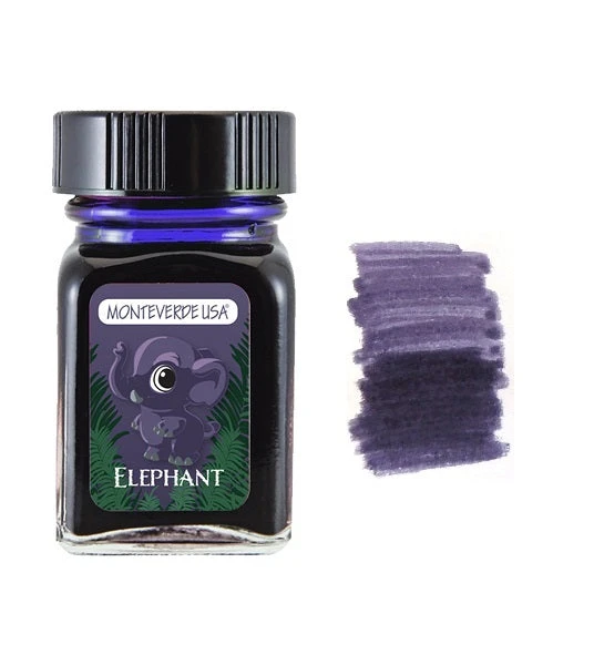 Monteverde 30ml Fountain Pen Ink Bottle, Jungle Collection, Elephant 3 Monteverde 30ml Fountain Pen Ink Bottle, Jungle Collection, Elephant