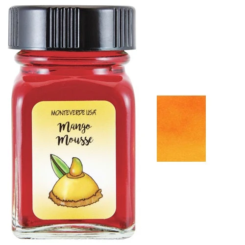 Monteverde 30ml Fountain Pen Ink Bottle, Sweet Life, Mango Mousse 3 Monteverde 30ml Fountain Pen Ink Bottle, Sweet Life, Mango Mousse
