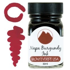 Monteverde 30ml Fountain Pen Ink Bottle, Napa Burgundy