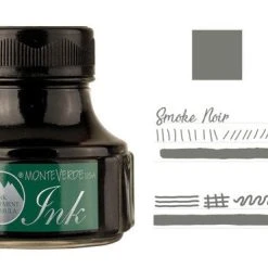 Monteverde 90ml Fountain Pen Ink Bottle, Smoke Noir