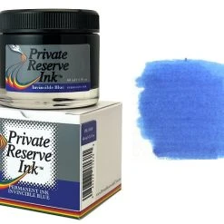 Private Reserve Fountain Pen Ink Bottle, 60ml, Invincible Blue