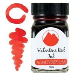 Monteverde 30ml Fountain Pen Ink Bottle, Valentine Red