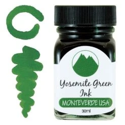 Monteverde 30ml Fountain Pen Ink Bottle, Yosemite Green