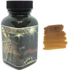 Noodlers Fountain Pen Ink Bottle, Gold & Limonite, 3oz Glass Bottle