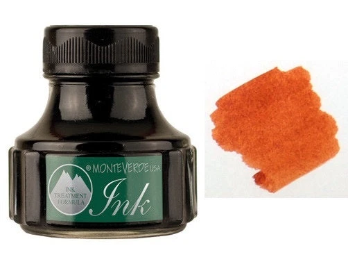 Monteverde 90ml Gemstone Fountain Pen Ink Bottle, Citrine 3 Monteverde 90ml Gemstone Fountain Pen Ink Bottle, Citrine