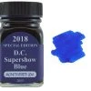Monteverde 30ml Special Edition Fountain Pen Ink Bottle, DC Supershow Blue -truphaeinc shop dc bottle blue fs