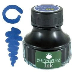 Monteverde 90ml Fountain Pen Ink Bottle, Horizon Blue