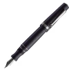 Maiora Aventus Lapillo Fountain Pen, Matte Black & Ruthenium Trim 1 Maiora Aventus Lapillo Fountain Pen, Matte Black & Ruthenium Trim -truphaeinc shop laqp