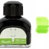 Pineider Fountain Pen Ink Bottle, 75ml Glass Bottle, Light Green -truphaeinc shop light green revised pic 69379.1646083501