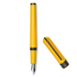 Pineider Metropolis Fountain Pen, Yellow
