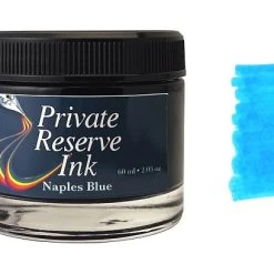 Private Reserve Fountain Pen Ink Bottle, 60ml, Naples Blue
