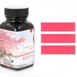 Noodlers Fountain Pen Ink Bottle - Tokyo Gift, Cherry Blossom Pink