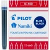 Pilot Namiki Fountain Pen Ink Cartridges, Blue/Black, 12pk -truphaeinc shop pbb