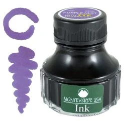 Monteverde 90ml Fountain Pen Ink Bottle, Purple Mist