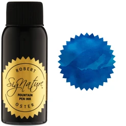 Robert Oster Fountain Pen Ink Bottle, 50ml, Soda Pop Blue