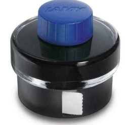 Lamy 50ml Fountain Pen Ink Bottle With Blotter Paper, Blue