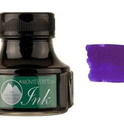 Monteverde 90ml Gemstone Fountain Pen Ink Bottle, Tanzanite