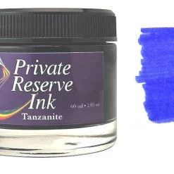 Private Reserve Fountain Pen Ink Bottle, 60ml, Tanzanite