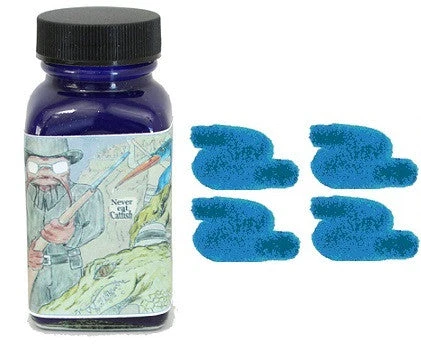 Noodlers Fountain Pen Ink Bottle - Bad Blue Heron 3 Noodlers Fountain Pen Ink Bottle - Bad Blue Heron